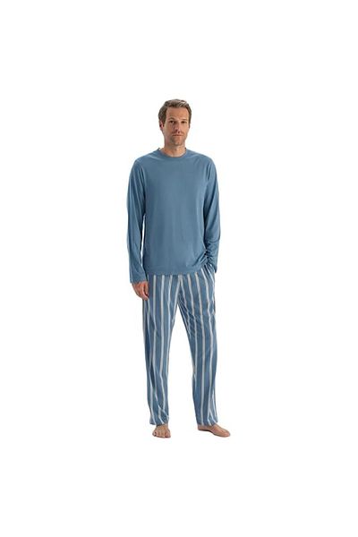 Dagi Herren Pyjama Set, Pyjama für Männer, Bequeme Shorts und Hemd, Herren Nachtwäsche Kleidungsset, Schlafbekleidung