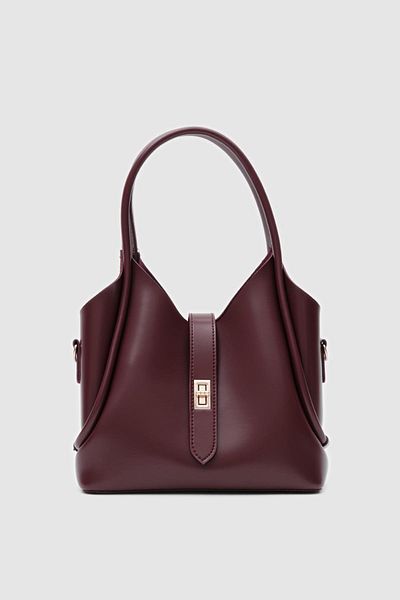 Shule Bags Τσάντα Cindy Hand and Crossbody Claret Red