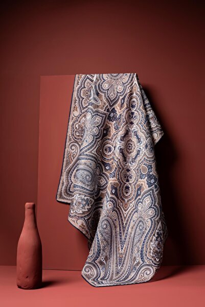 JAWEL Γυναικείο μαλακό κασκόλ με έθνικ σχέδιο