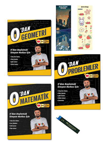 REHBER MATEMATİK YAYINLARI 0'dan Problemler  0'dan Matematik ve 0'dan Geometri