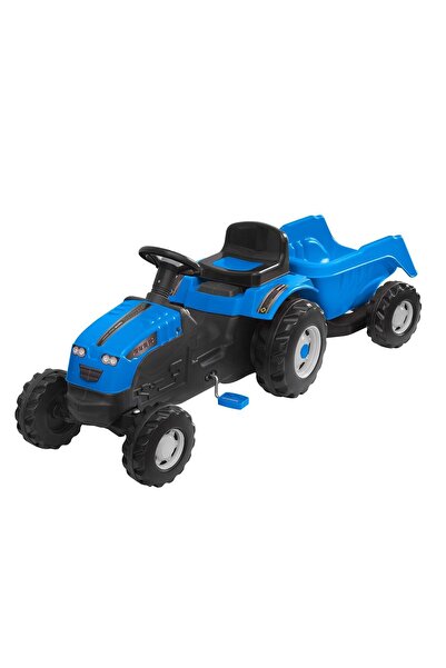 Genel Markalar JUMBO RÖMORKLU PEDALLI TRAKTÖR MAVİ