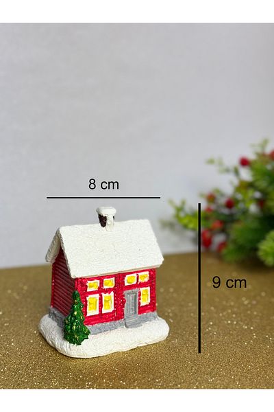 Mithbox Christmas Snowy Home Decorative Item Figurine New Year's Gift Ornament