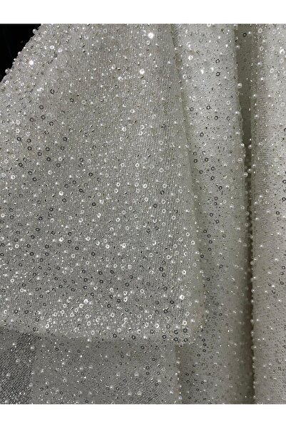 Sena Balenli Boncuk İnci  İşlemeli Işıltılı After Pary Elbisesi