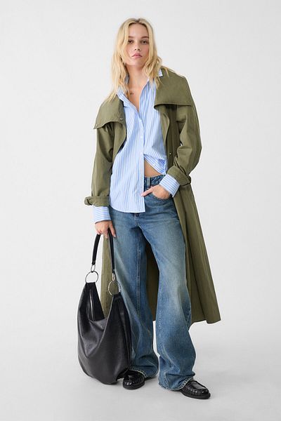 Stradivarius Basic Poplin Shirt