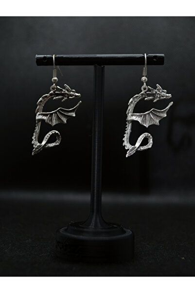 DiceLand Ejderha Ejder Temalı Gotik Küpeler