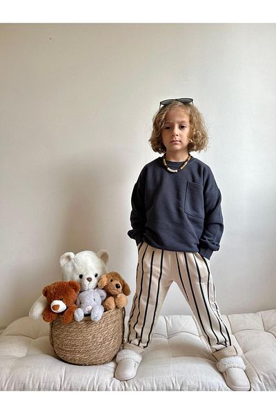 YİGİT BUTİK Striped Boy's Set