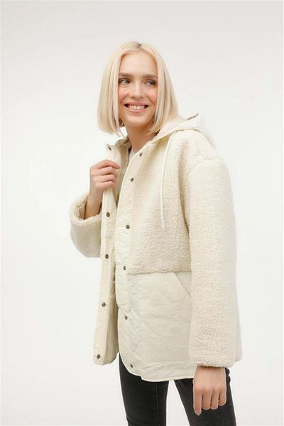 lumberjack Palton pentru femei Wl Hannah 6Ct2008 3Pr Lumberjack - ECRU - M - ST07918-EKRU-M
