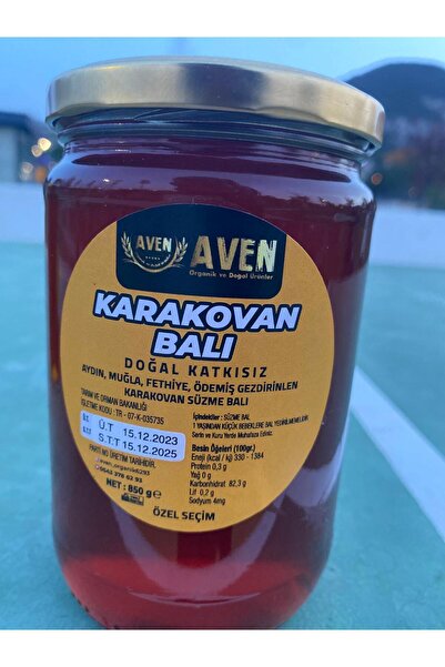 Aven AVENORGANİKDOĞAL Karakovan Süzme Balı 850 gr (KATKISIZ, DOĞAL)