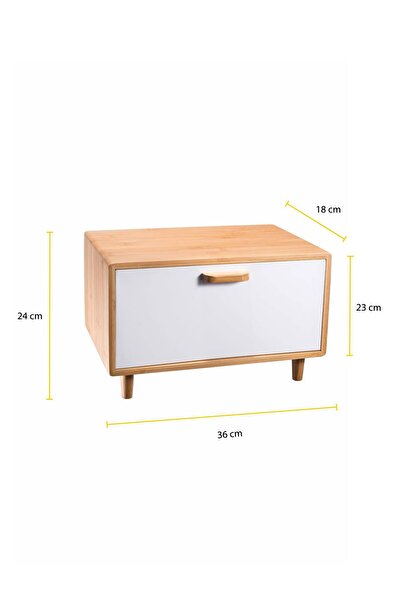 Perotti Eligio Bamboo Bread Cabinet