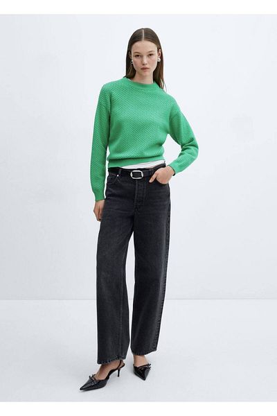 MANGO Woman Pulover cu gât rotund