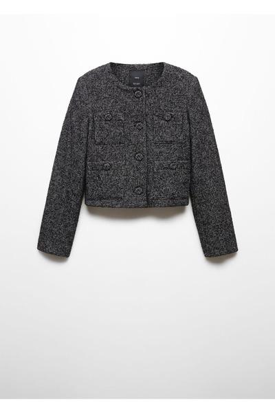 MANGO Woman Cepli tüvit ceket