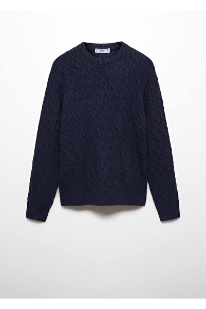 MANGO Man Gemusterter Strickpullover