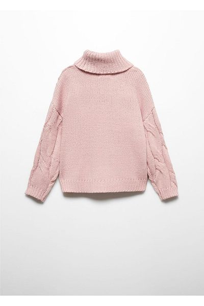 MANGO Kids Pink Sweater for Kids