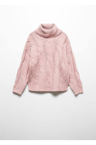 MANGO Kids Pink Sweater for Kids