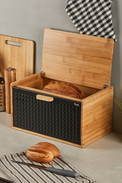 Perotti Fabio Bamboo Bread Cabinet