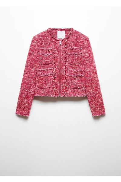 MANGO Woman Cepli tüvit ceket