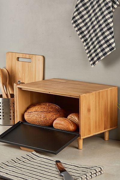 Perotti Eligio Bamboo Bread Cabinet