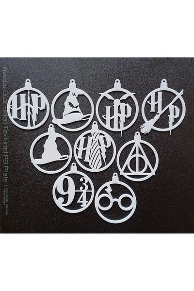 ARES CRAFT 9 Pieces Harry Potter Themed Tree Ornament
