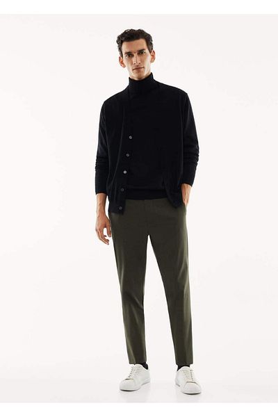 MANGO Man Rollkragenpullover aus 100 % Merinowolle