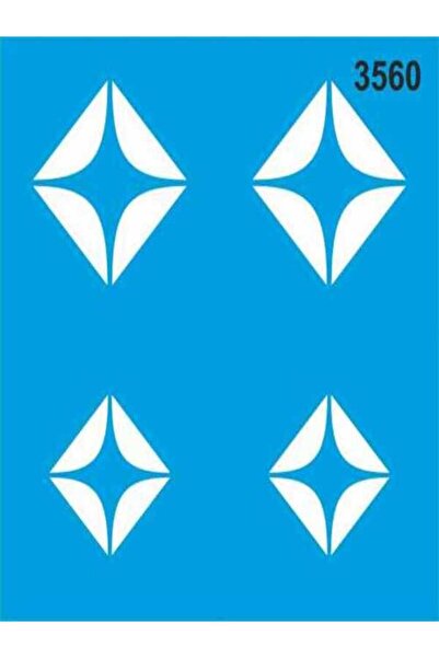 StencilSepeti Fayans Deseni - Stencil Boyama Şablonu 20x20