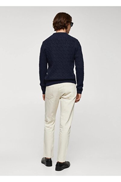 MANGO Man Gemusterter Strickpullover