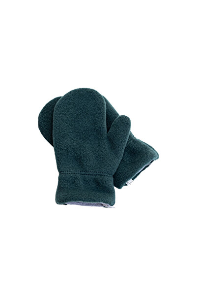 Petit Boom Bebek Polar Eldiven Çam Yeşili