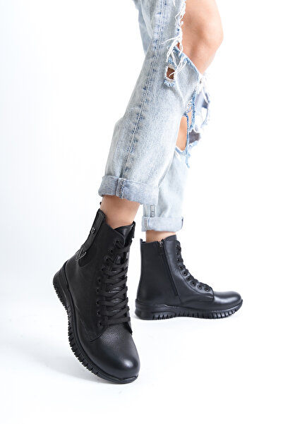 Deri Expres Cizme zilnice de damă din piele naturală KCM-0033