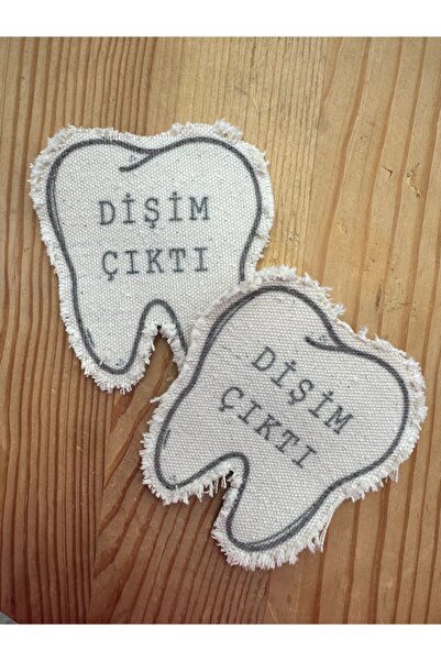 Kukuletaparty Bebek İlk Diş Kutlama / İskandinav Yaka Arması - unisex