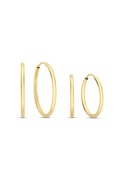 Isabel Bernard Cadeau d'Isabel 14 Karat Ohringe, Geschenkset, Ohrringe