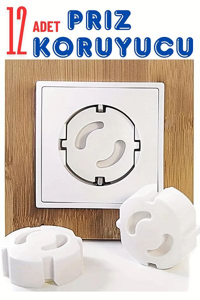 Abuy Baby Safety Socket Protector, Electrical Sockets Protection, Socket Child Safety, White, Black