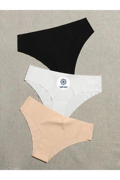 Adeniz Chiloți pentru bikini din lycra, fără sudură, tăiați cu laser, fără marcaj, pentru femei