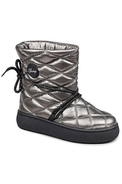 Jump 60214 Suya Dayanıklı Kaydırmaz Taban Bronz Kız Çocuk Kar Botu