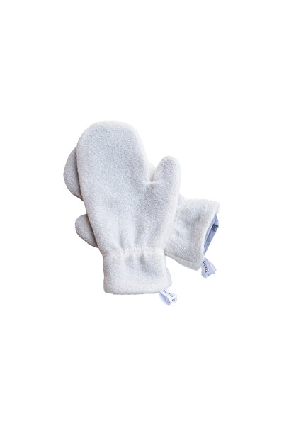 Petit Boom Bebek Polar Eldiven Kırık Beyaz