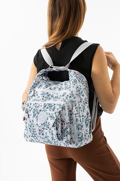 Kenyon Cox Waterproof Fabric Monkey Mascot Gift Backpack and Shoulder Bag B-219