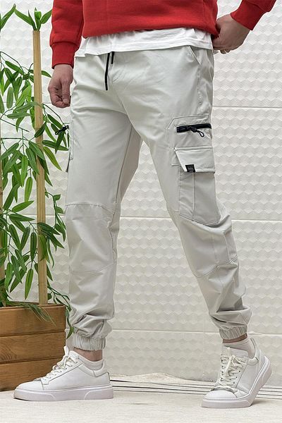 WAFRA Men's Cargo Pocket Model Parachute Jogger Pants