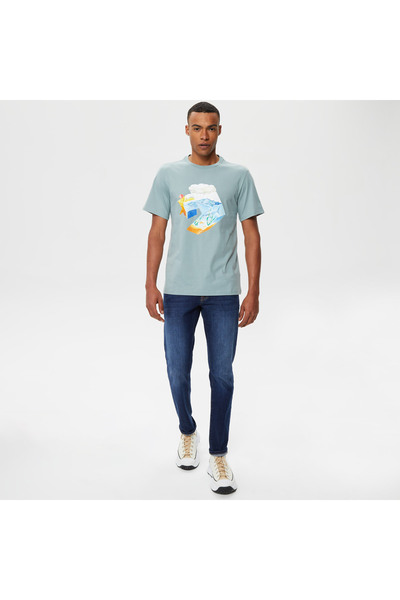 Converse Star Chevron Ocean Men's Gray T-Shirt