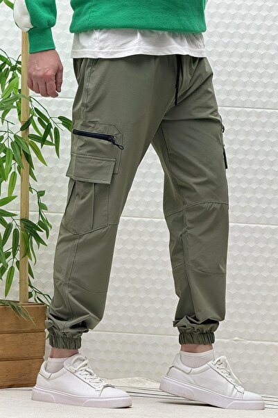 WAFRA Erkek Kargo Cepli Modelli Paraşüt Jogger Pantolon