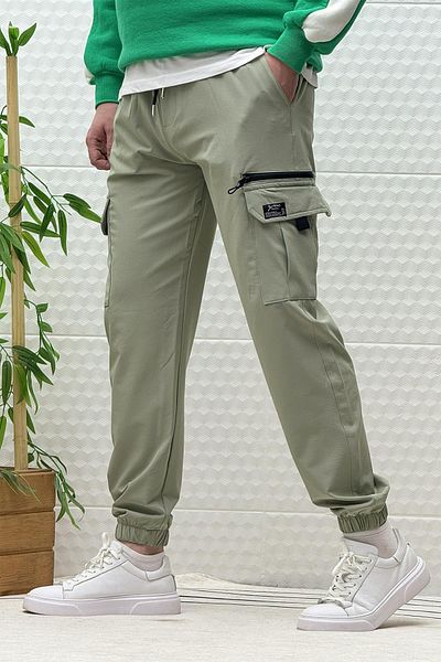 WAFRA Ανδρικό παντελόνι Jogger με αλεξίπτωτο με τσέπες Cargo