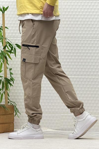 WAFRA Erkek Kargo Cepli Modelli Paraşüt Jogger Pantolon