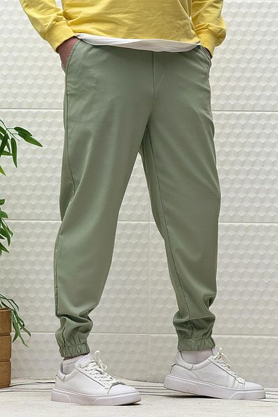 WAFRA Men's Full Lycra Parachute Fabric Elastic Jogger Pants