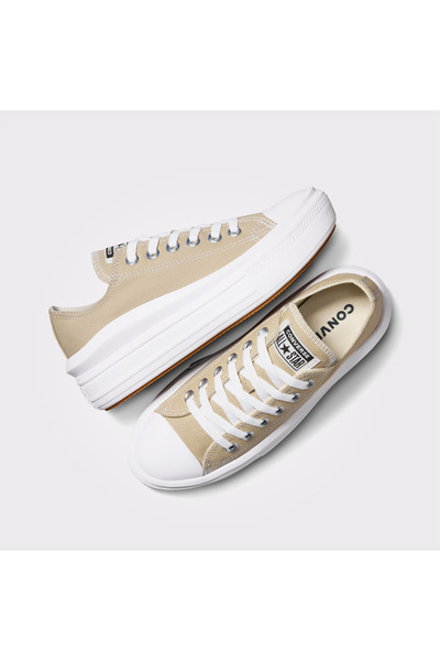 Converse Chuck Taylor All Star Move Unisex Bej Platform Sneaker