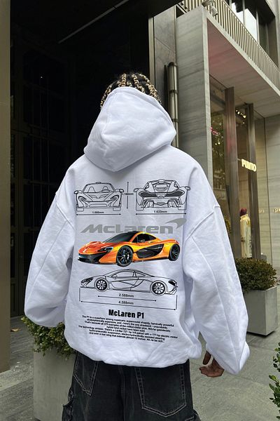 Aesthia Hanorac unisex cu glugă McLaren Model Car