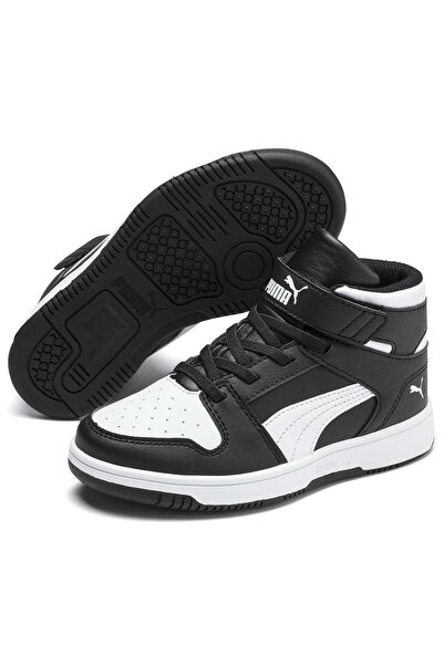 Puma 370488 Pantofi sport pentru copii Rebound Joy Layup SL V PS NEGRU-ALB