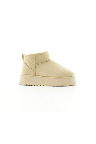 Riva Women's Thick Flat Sole Sheepskin Suede Short Ankle Boots