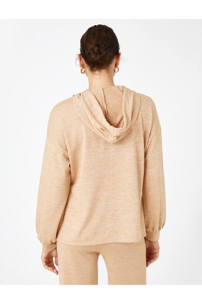 Koton Φούτερ με κουκούλα μακρυμάνικο