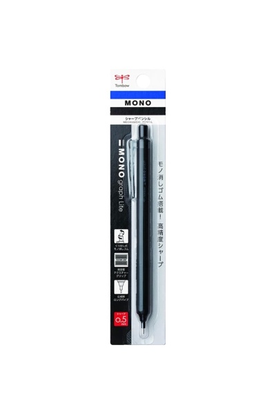 Tombow قلم رصاص ميكانيكي مونو جراف لايت سموكي أسود / Dpa-122b