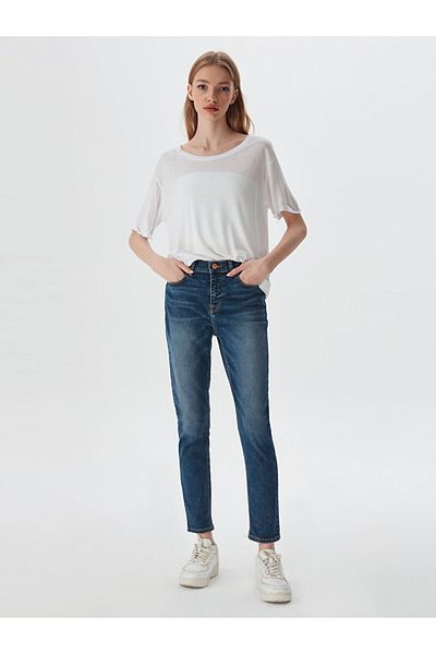 Ltb Round Neck White T-shirt