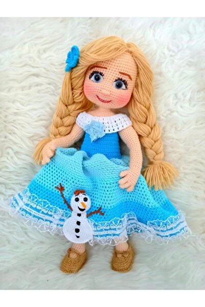 OYUNCAKPARK Prenses Bella Bebek Amigurumi Organik Oyuncak