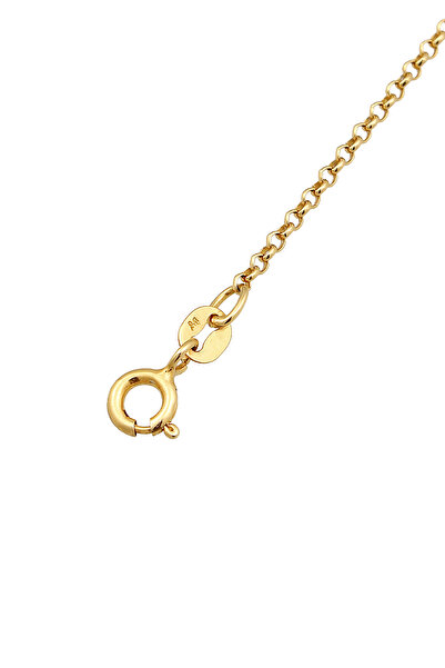 ELLI Dětský kulatý vintage přívěsek s perlou ve tvaru mušle ze sterlingového stříbra 925