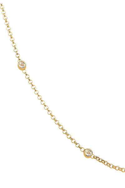 ELLI Dámský náhrdelník Solitaire s krystaly ze sterlingového stříbra 925